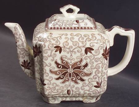 Bow Bells Brown Teapot & Lid