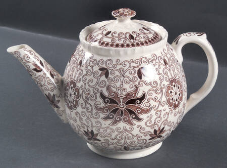 Bow Bells Brown Teapot & Lid