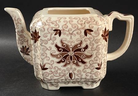 Bow Bells Brown Teapot No Lid