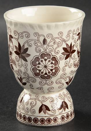 Bow Bells Brown Double Egg Cup