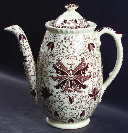 Bow Bells Brown Coffee Pot & Lid