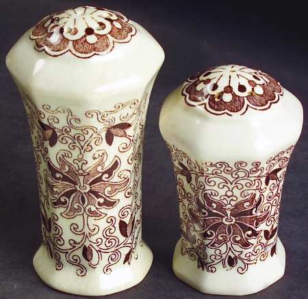 Bow Bells Brown Salt & Pepper Set
