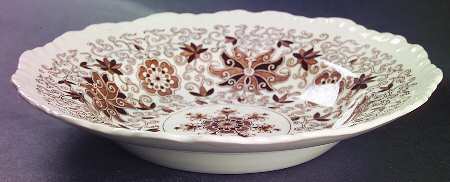 Bow Bells Brown Large Rim Soup Bowl