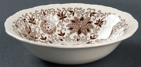 Bow Bells Brown Coupe Cereal Bowl