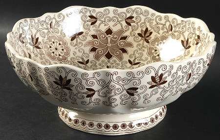 Bow Bells Brown Large Fruit Bowl