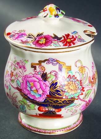 Brocade Jam/Jelly & Lid
