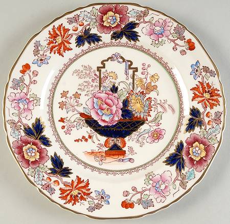 Brocade Luncheon Plate