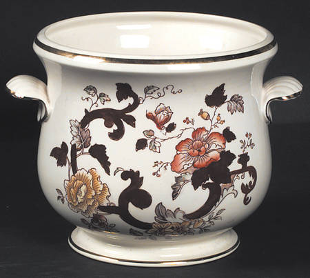 Brown Velvet Medium Cachepot