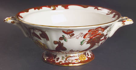 Brown Velvet Round Vegetable No Lid
