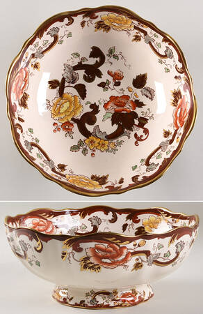 Brown Velvet Large Fruit Bowl