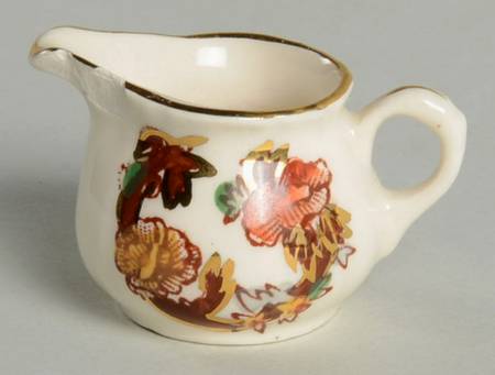 Brown Velvet Miniature Creamer