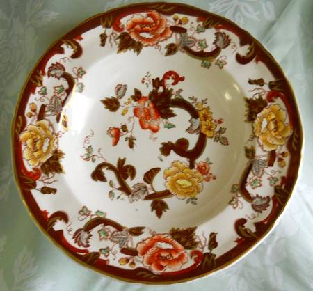 Brown Velvet Large Rim Soup Bowl