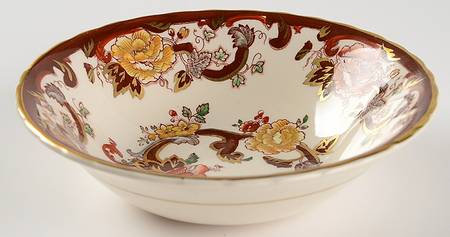 Brown Velvet Rim Cereal Bowl