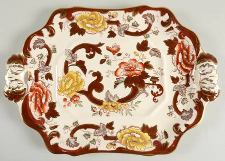 Brown Velvet Underplate for Tureen