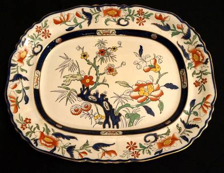 C3288 (Indian Tree) 15" Rectangular Serving Platter