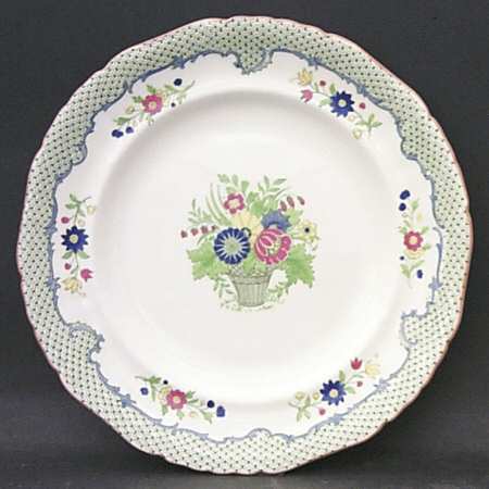 Chelsea (Orange Trim) Luncheon Plate