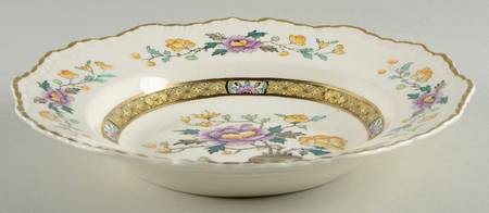 Chinese Peony Rim Soup Bowl
