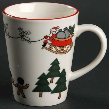 Christmas Village Miniature Mug