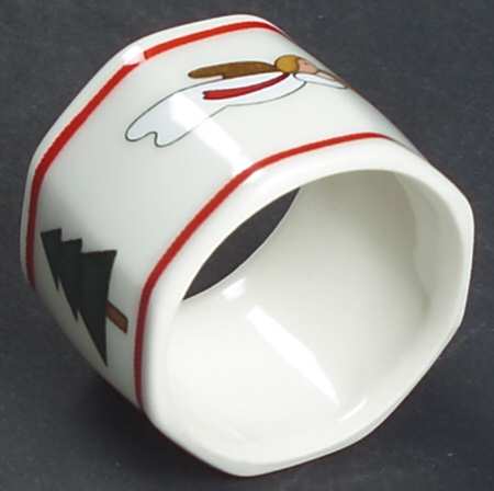 Christmas Village Napkin Ring