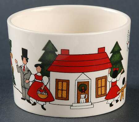 Christmas Village Ramekin