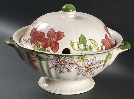 Clematis Tureen &  Lid