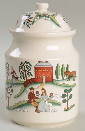 Country Lane 5" Storage Jar & Lid