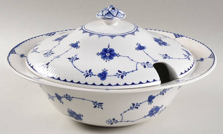 Denmark Blue Tureen &  Lid