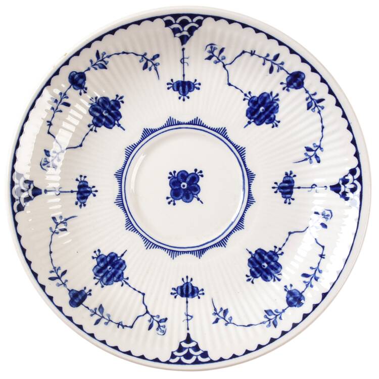Denmark Blue Saucer for Cream Soup Bowl