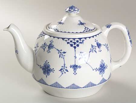 Denmark Blue Teapot & Lid