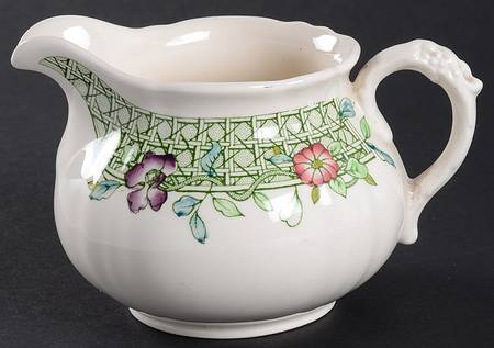 English Country Garden Green Mltclr Creamer