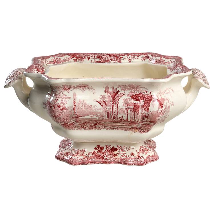 Fountains Red Tureen No Lid