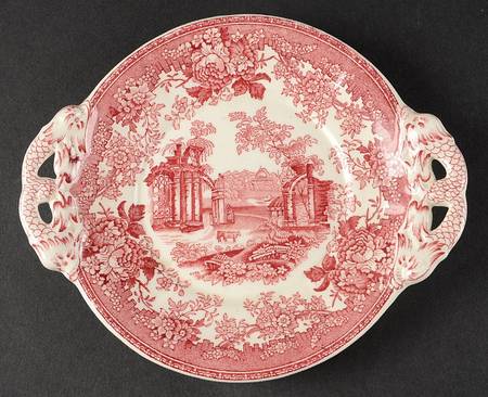 Fountains Red Underplate for Sauce Boat