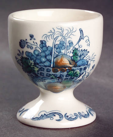 Fruit Basket Blue Multicolor Single Egg Cup
