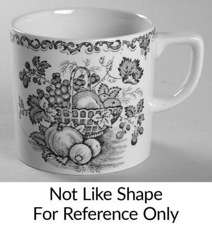 Fruit Basket Blue Multicolor Mug