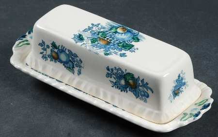Fruit Basket Blue Multicolor 1/4 Lb Covered Butter