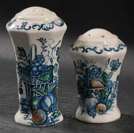Fruit Basket Blue Multicolor Salt & Pepper Set