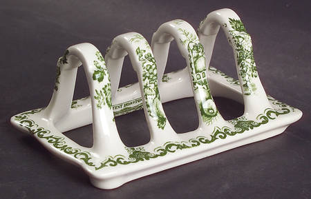 Fruit Basket Green Toast Server