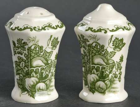 Fruit Basket Green Salt & Pepper Set