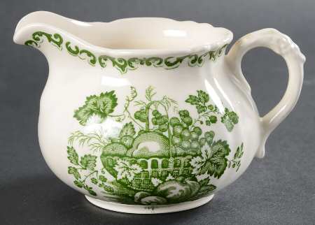 Fruit Basket Green Creamer