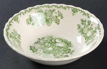 Fruit Basket Green Coupe Cereal Bowl