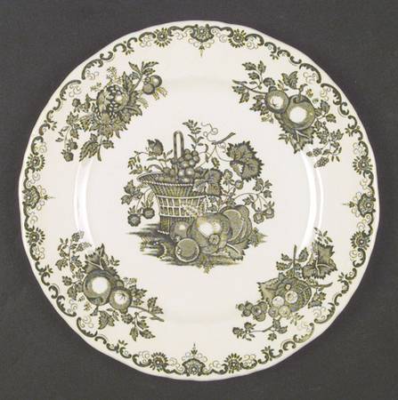 Fruit Basket Green Salad Plate