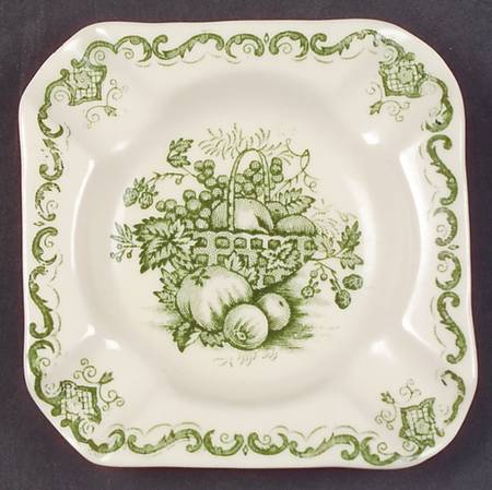 Fruit Basket Green Small Ashtray