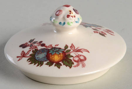 Fruit Basket Red Multicolor Lid for Jam/Jelly