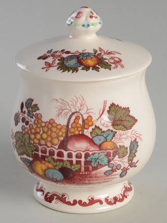 Fruit Basket Red Multicolor Jam/Jelly & Lid