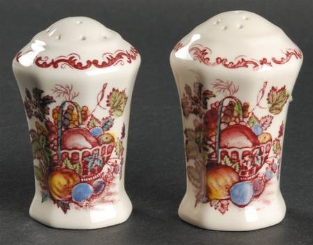 Fruit Basket Red Multicolor Salt & Pepper Set