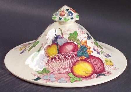 Fruit Basket Red Multicolor Lid for Round Vegetable