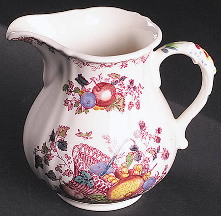 Fruit Basket Red Multicolor Large Romney Jug