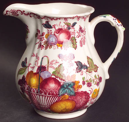 Fruit Basket Red Multicolor 24 Oz Romney Jug