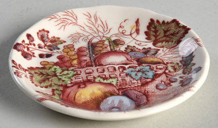 Fruit Basket Red Multicolor Butter Pat