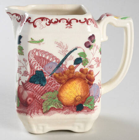 Fruit Basket Red Multicolor Creamer